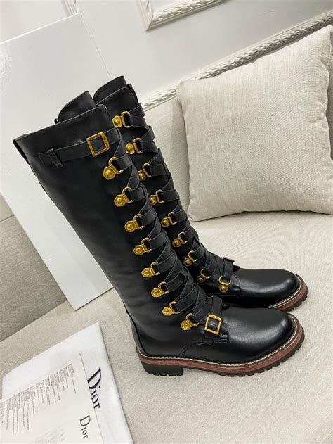 dior boots gaucho collection|dior leather boots for women.